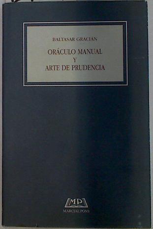 Oráculo manual y arte de la prudencia | 129134 | Garcían, Baltasar