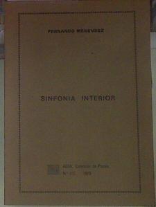 Sinfonía interior ( AEDA nº VII) | 154644 | Menéndez García, Fernando