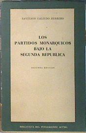 Los partidos monarquicos bajo la Segunda República | 138700 | Galindo Herrero, Santiago