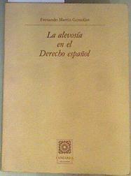 La alevosía en el derecho español | 161567 | Martín González, Fernando