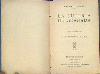 La Lujuria de Granada | 141869 | Magre, Mauricio