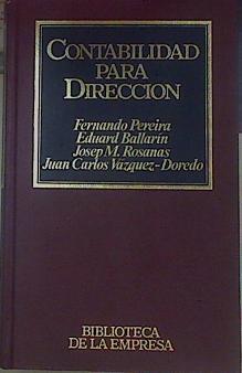 Contabilidad para dirección | 154530 | Pereira Soler, Fernando