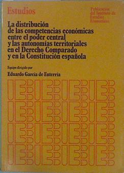 La Distribución de las competencias económicas | 93645 | Director, Eduardo Garcia de Enterria