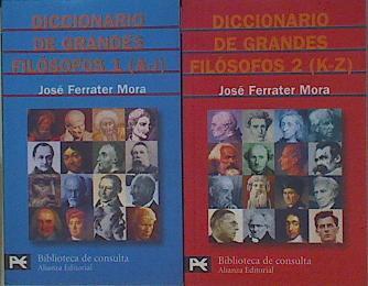 Diccionario de grandes filósofos 2 tomos | 153874 | Ferrater Mora, José