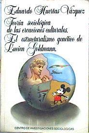 Teoría Sociológica De Las Creaciones Culturales. El Estructuralismo Genético De Lucie | 50360 | Eduardo Huertas Vazquez