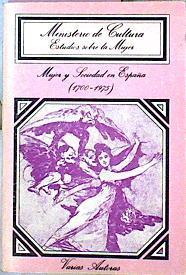 Mujer Y Sociedad En España (1700-1975) | 50365 | Varias Autoras