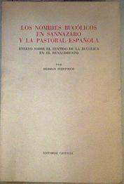 Los nombres bucólicos en Sannazaro y la pastoral española. Ensayo sobre el sentido de la Bucólica en | 160750 | Iventosch, Herman