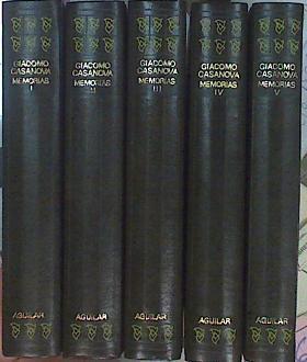 Memorias Eróticas De Casanova. 5 tomos | 47976 | Giocomo Casanova/Gloria Camero ( Traducción)