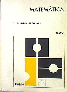 Matemática C.O.U. | 141591 | Juan Boadas/Ramón Villalbí