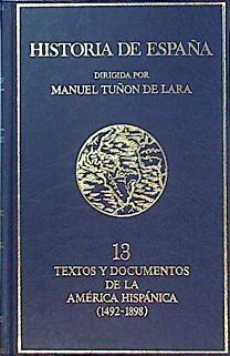 Textos y documentos de la América hispánica (1492-1898) | 140874 | Manuel Tuñon de Lara