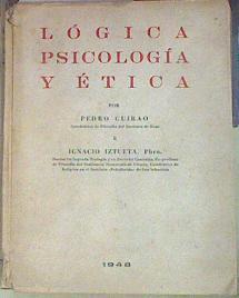 Lógica, Psicología y Etica | 155032 | Guirao, Pedro/Iztueta, Ignacio