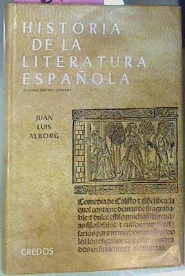 Historia De La Literatura Española Tomo I Edad Media Y Renacimiento | 62993 | Alborg Juan Luis