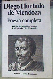 Hurtado de Mendoza: Poesía completa | 155634 | Hurtado de Mendoza, Diego