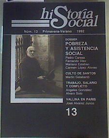 Historia Social .Núm 13. Primavera - Verano 1992 | 161297 | Javier Paniagua y José A. Piqueras