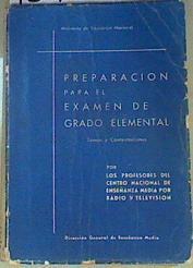 Preparacion para el Examen de Grado Elemental ( temas y contestaciones) | 159643 | Los profesores del centro nacional