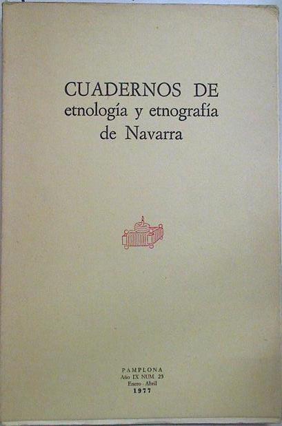 Cuadernos de etnología y etnografía de Navarra Nº 25 | 128594 | V.A.