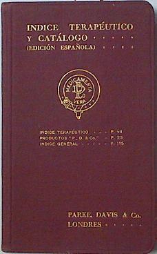 Índice terapéutico y catálogo. Extracto del catálogo de Parke, David & Co. | 124802 | Parke, Davis & Co.