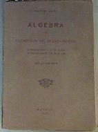 Algebra y elementos de trigonometria: Solucionario  5º curso bachillerato  plan 1938 | 163303 | Varios