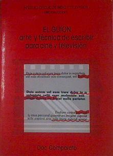 El guión: arte y técnica de escribir para cine y televisión | 154112 | Comparato, Doc