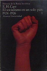 El Socialismo En Un Solo Pais (1924-1926) Tomo I Historia de la Rusia Soviética | 38014 | Carr E.H