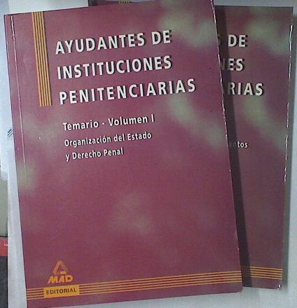 Ayudantes Instituciones Penitenciarias: organización del Estado y derecho penal | 68803 | Asencio Cantisán, Heriberto/Castillo Torres, Luis del