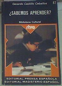 Sabemos aprender? | 155274 | Castillo, Gerardo(Castillo Ceballos)