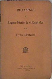 Reglamento de régimen interior de los Empleados de la EXcma Diputación ( de Guipuzcoa ) | 153705 | Imprenta de la Diputación de Guipúzcoa