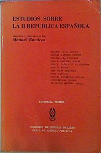 Estudios Sobre La II República Española | 58240 | Manuel Ramírez (Sel Y Pres.