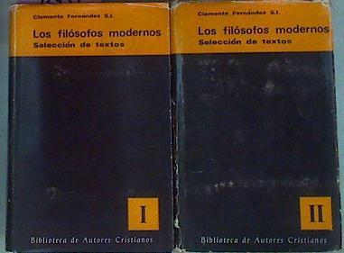 Los Filósofos Modernos Selección De Textos vol. I y II | 53947 | Fernández, Clemente