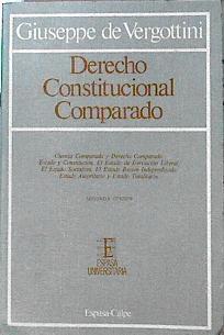 Derecho Constitucional Comparado | 28475 | De Vergottini Giusepe