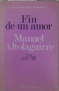 Fin de un amor | 145877 | Altolaguirre, Manuel