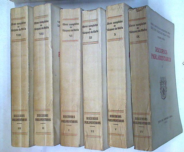 Discursos Parlamentarios I,II,III,IV,V y VI - ( 6Tomos) | 132753 | Juan Vázquez de Mella y Fanjul