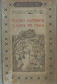 Teatro Anterior A Lope De Vega | 57270 | Lomba Y Pedraja (Sel.)