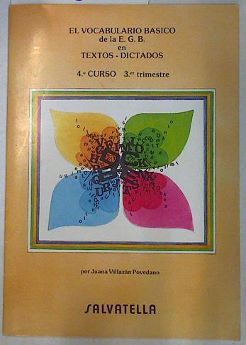 Vocabulario básico, 4 curso 3 trimestre | 130814 | Villazan Povedano, Juana