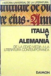 Italia Y Alemania De La Edad Media A La Literatura Contemporanea. | 45524 | Thoorens Léon