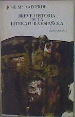 Breve Historia De La Literatura Española | 16282 | Valverde Jose Maria