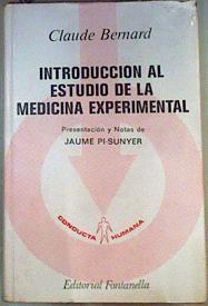 Introducción al Estudio de la Medicina Experimental | 160399 | Bernard, Claude