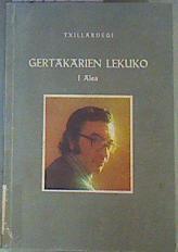 Gertakarien Lekuko I alea | 161786 | Txillardegi