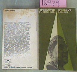 La Escritura Invisible 1936 1940. Autobiografia Tomo 5 | 18929 | Koestler Arthur