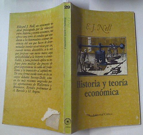 Historia y teoría económica | 123998 | Nell, Edward J.