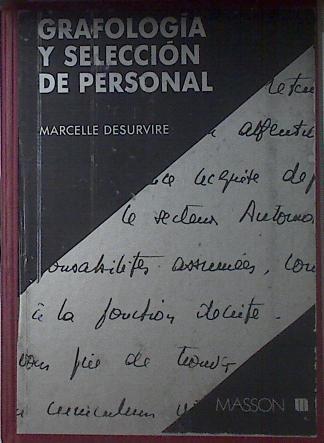 Grafologia y seleccion de personal | 123085 | Desurvire, Marcelle