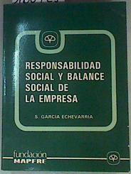 Responsabilidad social y balance social en la empresa | 160725 | García Echevarría, Santiago