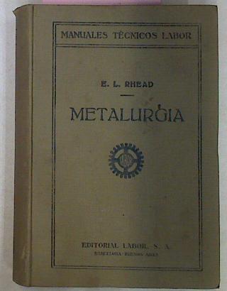 Metalurgia | 63581 | Rhead E. L