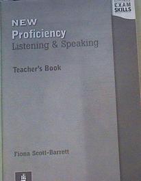 New Proficiency Listening & Speaking Teacher's Books | 163814 | Fiona Scott - Barrett