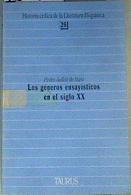 Los géneros ensayísticos en el siglo XX | 165960 | Aullón de Haro, Pedro