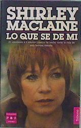 Lo Que Se De MI | 11233 | Maclaine Shirley