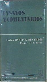 Ensayos Y Comentarios Sobre Arte Y Literatura, Historia, Política Y Milicia, Filosofí | 60229 | Martínez De Campos Y Serrano C