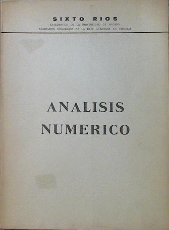 Analisis numerico | 122362 | Sixto Rios