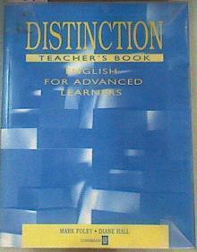 Distinction Teachers Book | 164171 | Foley, Mark/Hall, Diane