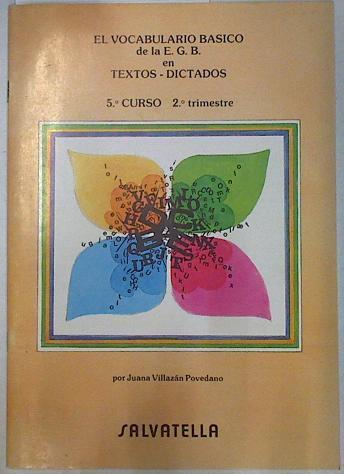 Vocabulario básico en la E G B 5 curso 2 trimestre | 130813 | Villazan Povedano, Juana